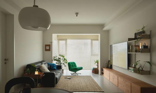 84平母女俩的LDK温馨两居主卫改衣帽间兼书房(图4)