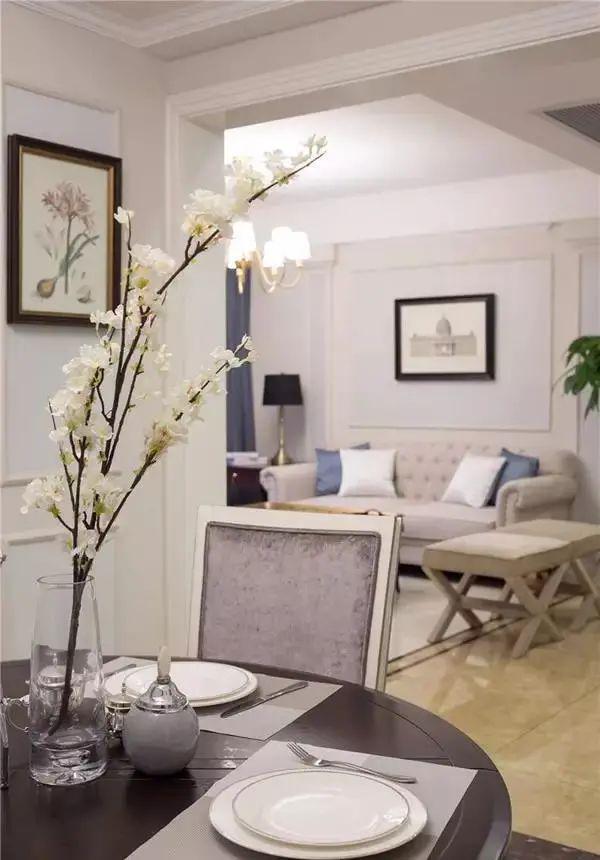 kaiyun网站：130㎡美式风格家居设计独特卧室斗柜与飘窗书房令邻居羡慕不已(图6)