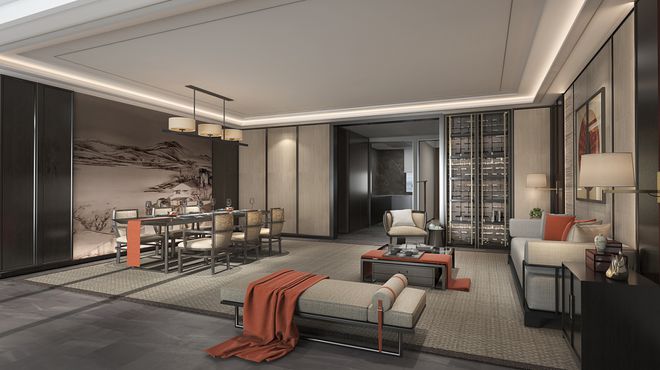 132平新中式一眼即惊艳简单干净又富有设计感的家