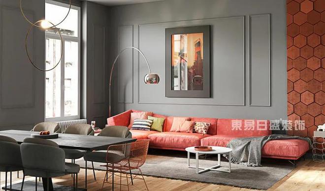 120㎡后现代软装设计爱上这天马行空的自由！(图3)