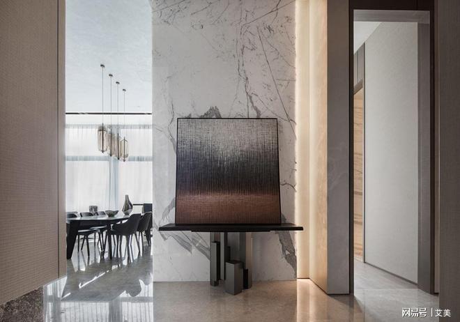 kaiyun入口：210平大平层简约风格软装设计(图4)