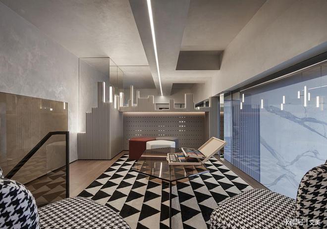 kaiyun入口：210平大平层简约风格软装设计(图5)