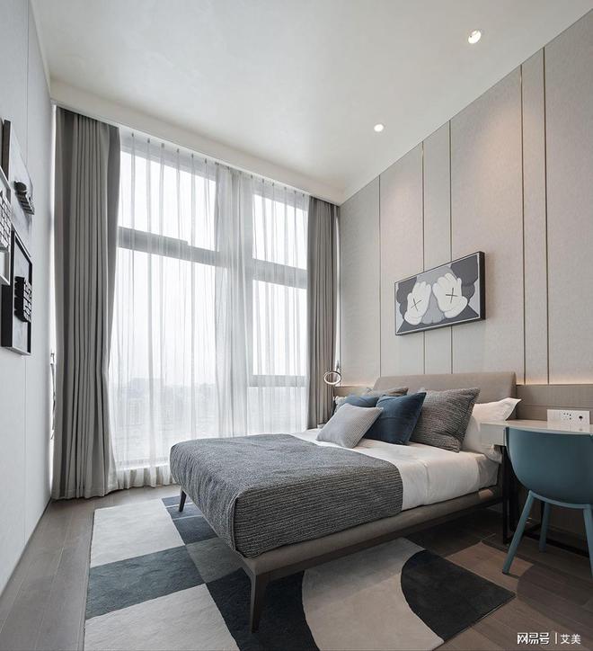 kaiyun入口：210平大平层简约风格软装设计(图7)