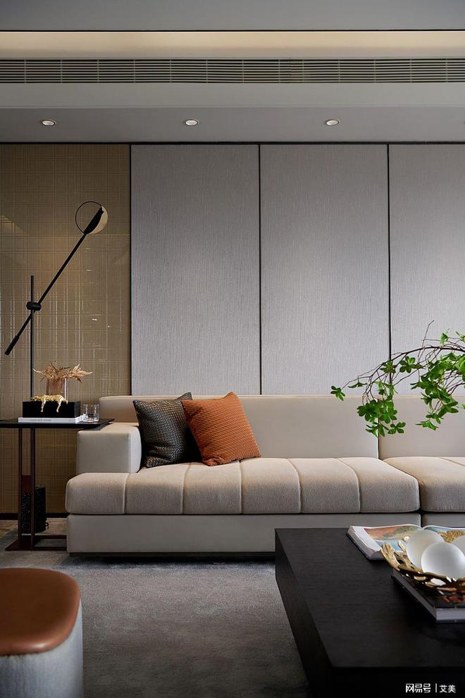 kaiyun网站：147平简约风格软装设计简洁高级！(图2)