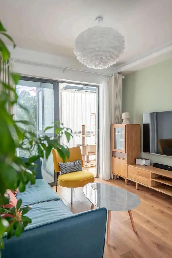 70平小户型二手房改造全屋改造成日式混搭风收纳设计太赞了！(图6)