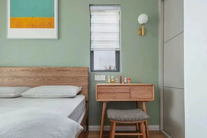 70平小户型二手房改造全屋改造成日式混搭风收纳设计太赞了！(图12)