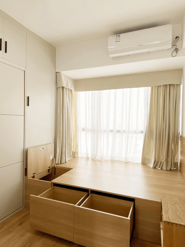 70平小户型二手房改造全屋改造成日式混搭风收纳设计太赞了！(图14)