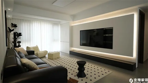 kaiyun：125㎡三居室现代风高级又有格调不用选了我家就