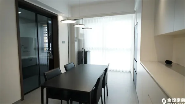 kaiyun：125㎡三居室现代风高级又有格调不用选了我家就要这样装！(图4)