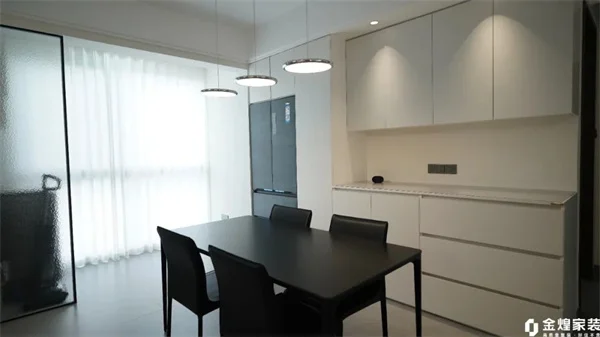 kaiyun：125㎡三居室现代风高级又有格调不用选了我家就要这样装！(图5)