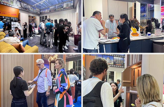 广州市市长孙志洋一行莅临欧派广交会展位调研指导(图3)