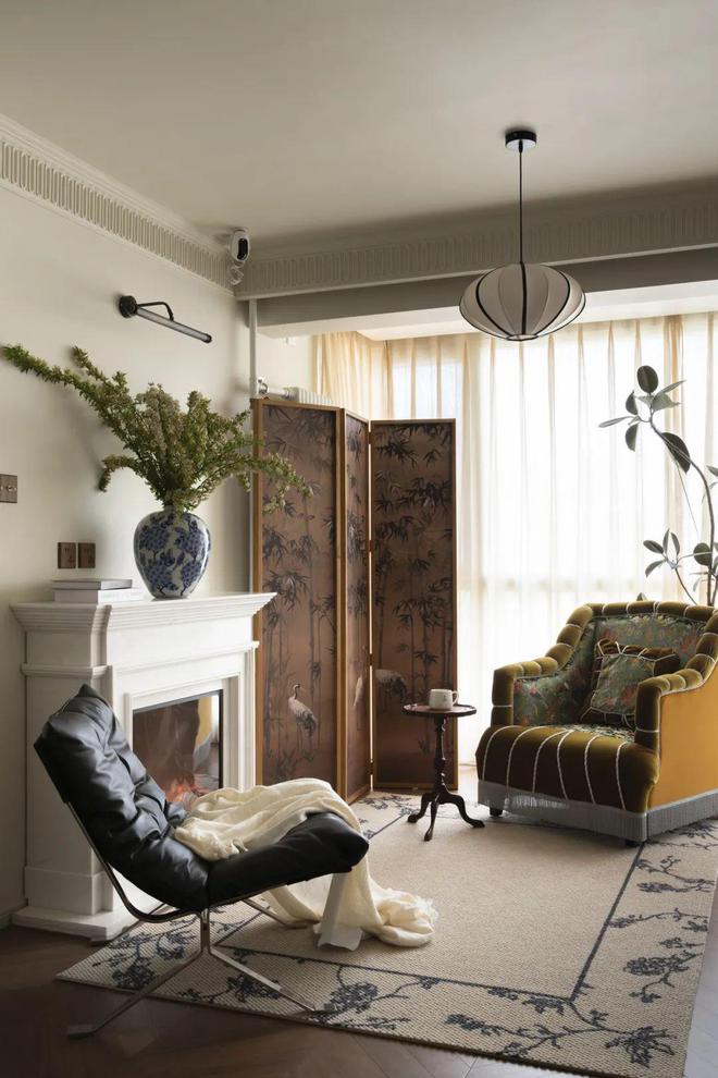 66㎡学区房惊艳变身法式复古风(图3)