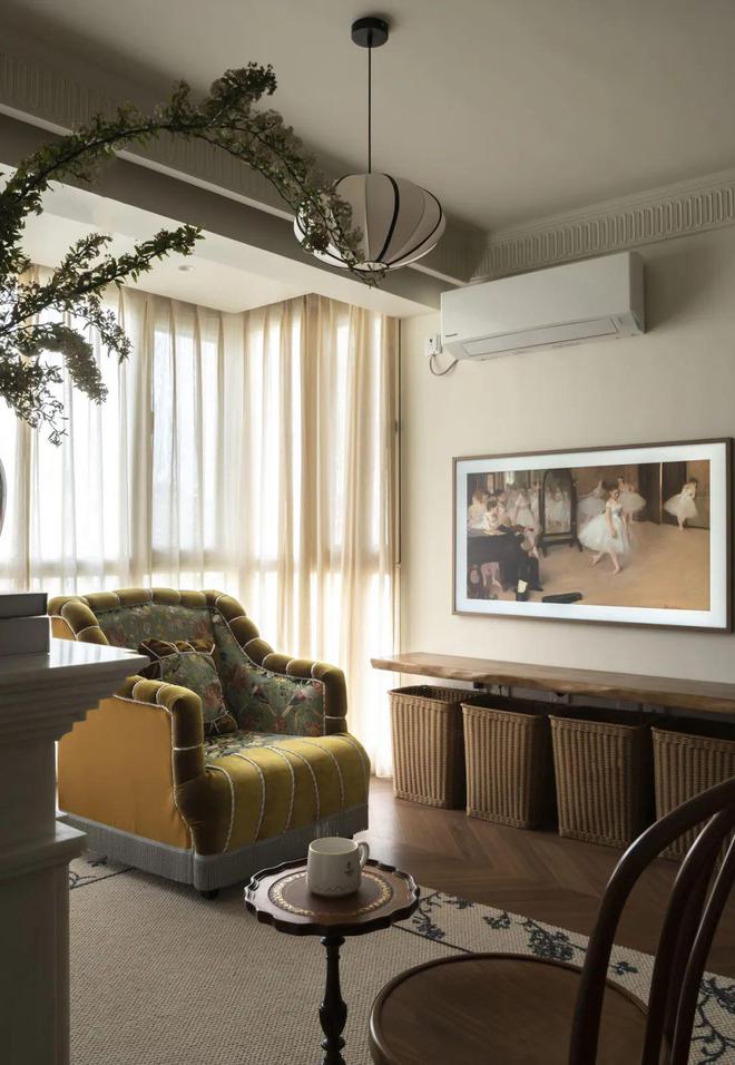 66㎡学区房惊艳变身法式复古风(图7)