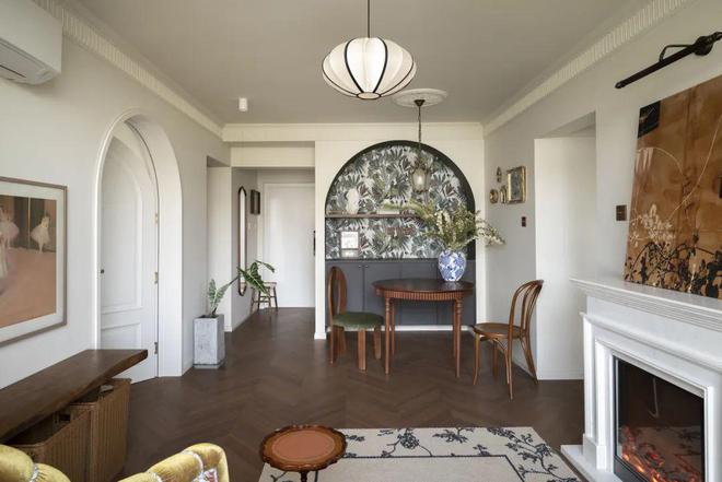 66㎡学区房惊艳变身法式复古风(图9)