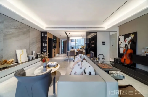 柏厨家居优秀工程案例：深圳·和奕府——闹市中的雅致栖居之所(图2)