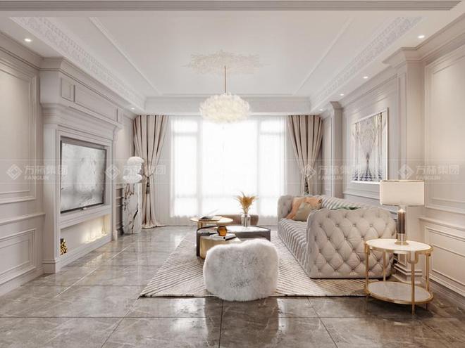 148㎡美式风·兼顾简约与优雅的空间美(图2)