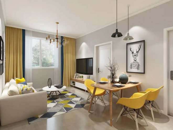 全包圆家装案例赏析小空间大设计北欧风情点亮精致生活(图2)