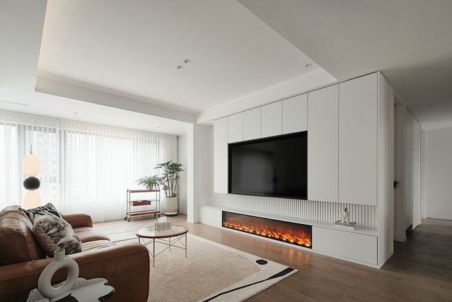 首发｜143㎡简约风私宅令人上头的通透感！(图6)