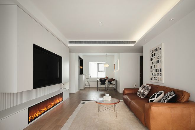 首发｜143㎡简约风私宅令人上头的通透感！(图4)