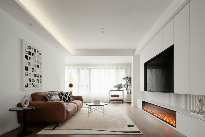 首发｜143㎡简约风私宅令人上头的通透感！(图3)