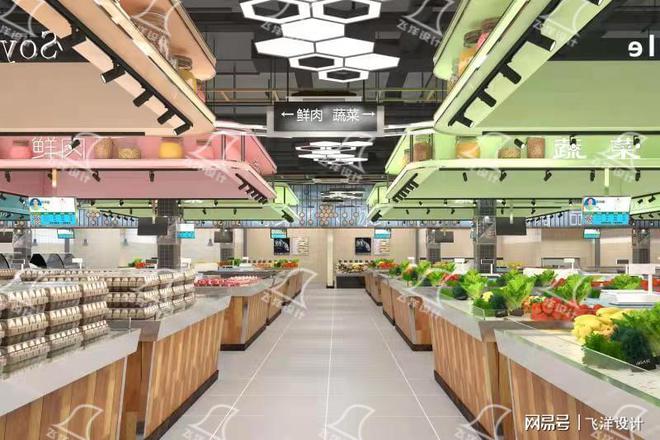 农贸市场装修设计：硬装与软装的和谐交响(图3)
