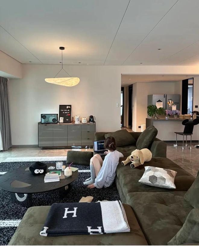 kaiyun：广东一女子卖掉深圳的房一家三口住进佛山233平米的家超大横厅高级感十足！(图2)