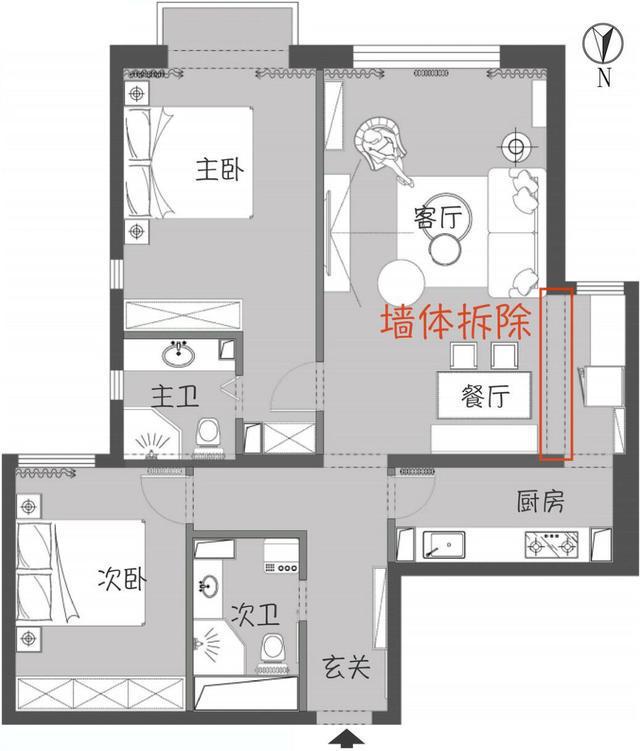 看了她家才发现软装有多强大全屋刷大白效果依然很棒(图2)