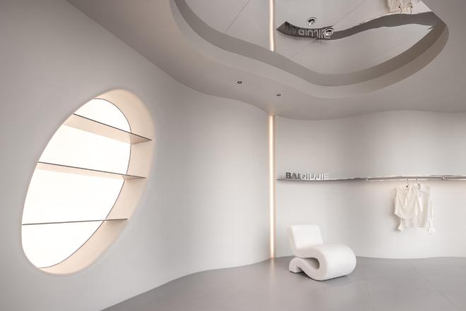 时上建筑空间设计新作筑茧概念BAIQIUJIE服装艺术空间(图6)