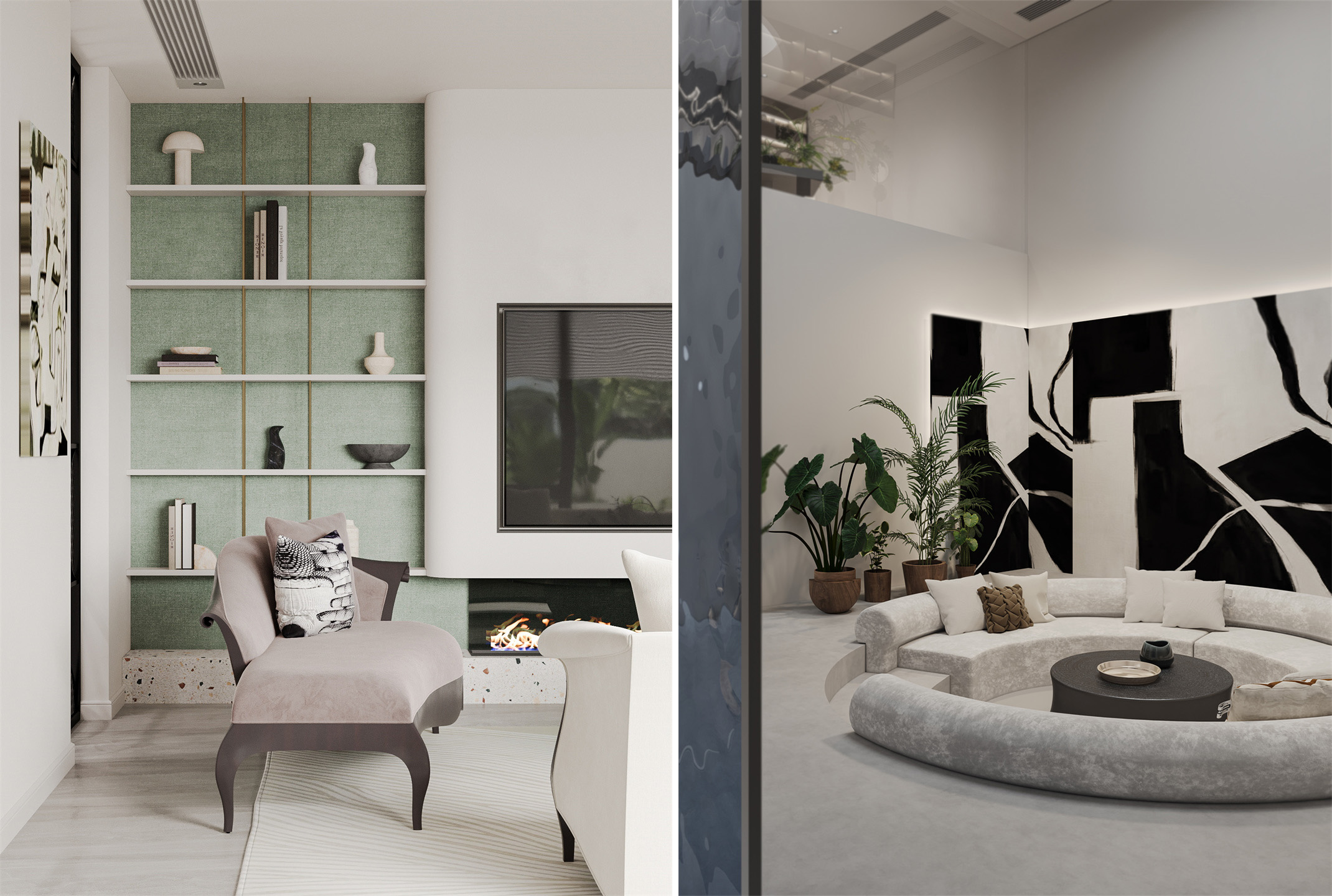 kaiyun入口：艺术涂料在空间装修中如何设计搭配？Al能不能替代设计师？(图5)