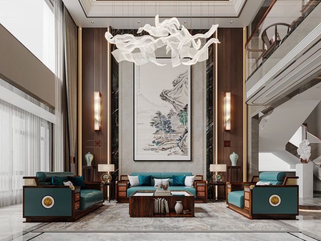 kaiyun入口：新中式家具：打造艺术殿堂感悟文化魅力(图2)