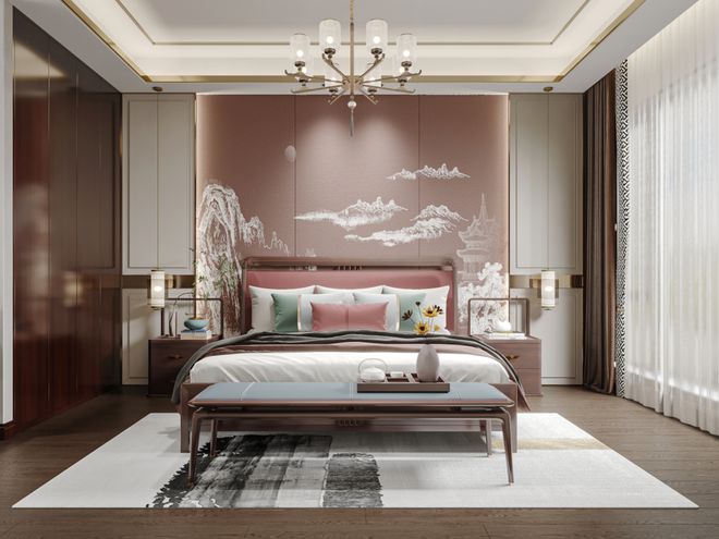 kaiyun入口：新中式家具：打造艺术殿堂感悟文化魅力(图4)