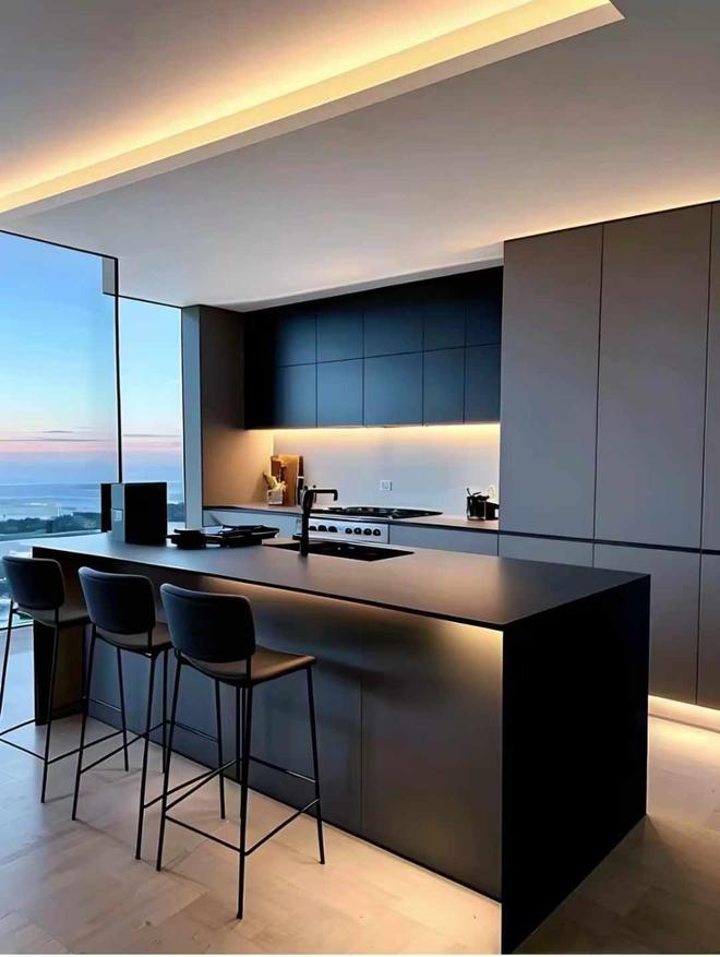 100平现代都市风装修案例独居房这样装简单实用赞！(图2)