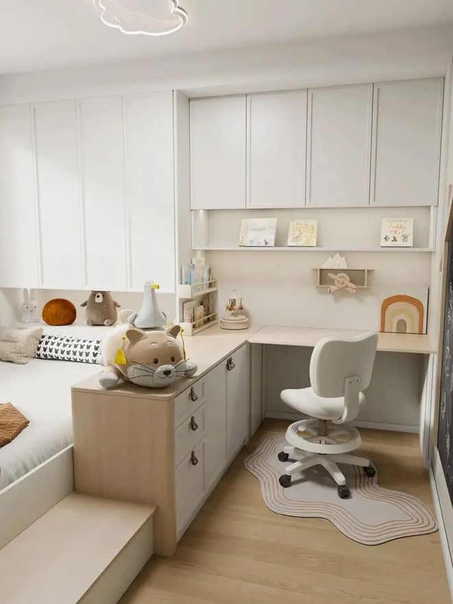 不瞒你说！儿童房这样设计住到成年也不用翻新(图4)