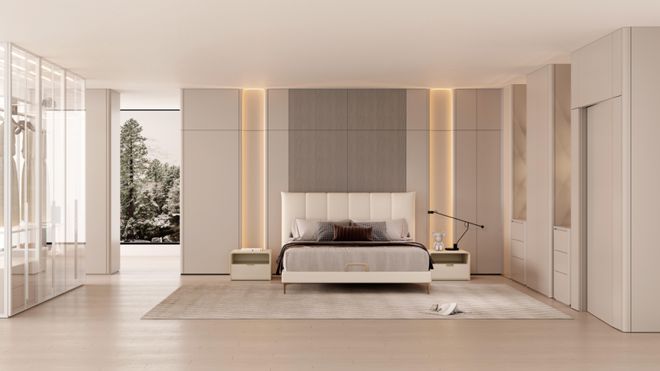 空间融合之美打造精致家居｜莫干山家居门墙柜一体化20错影系列(图3)