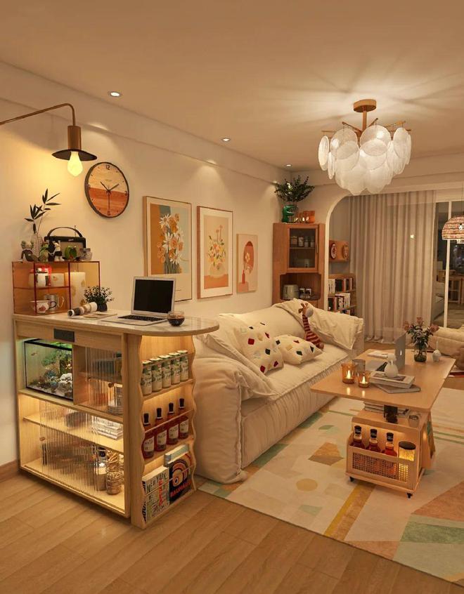 现代设计灵感打造温馨两居室的居家梦想(图2)