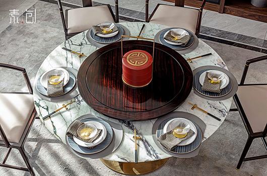 条纹乌木新中式家具哪家好？轻奢风尚看素创家居演绎雅致生活(图4)