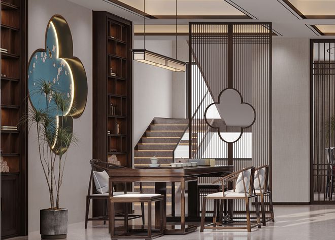 kaiyun入口：新中式家具：家居空间的艺术化蝶(图3)