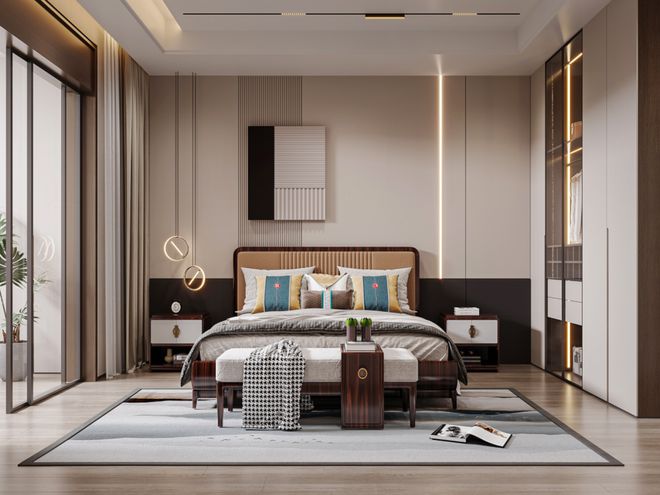 kaiyun入口：新中式家具：家居空间的艺术化蝶(图4)