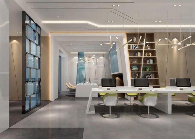 kaiyun网站：陕西国企办公室设计装修施工办公改造装修施工写字楼(图4)