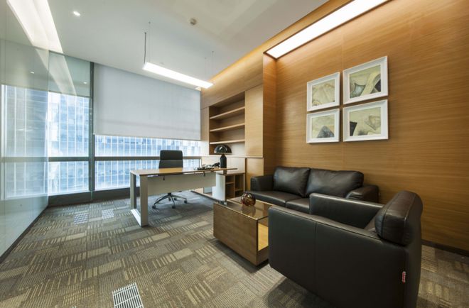 kaiyun网站：陕西国企办公室设计装修施工办公改造装修施工写字楼(图2)