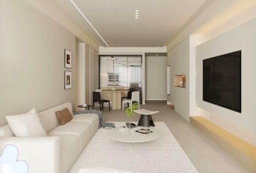 南阳业之峰装饰呈现113㎡现代风格家居筑就静谧雅居