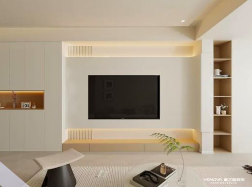 南阳业之峰装饰呈现113㎡现代风格家居筑就静谧雅居(图2)