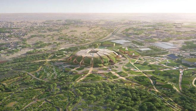 破土而出沙特2034世界杯的最大场馆概念设计惊艳亮相(图8)