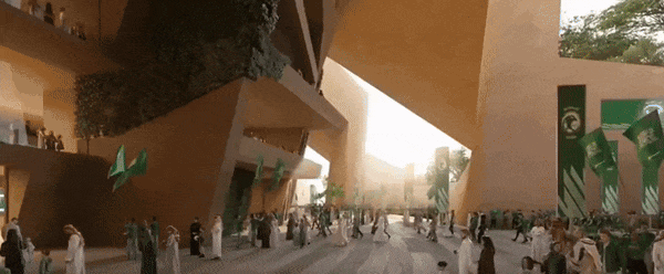 破土而出沙特2034世界杯的最大场馆概念设计惊艳亮相(图7)