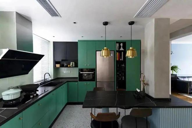 74㎡神仙配色美到窒息！这家中式北欧混搭风竟成教科书级设计(图6)