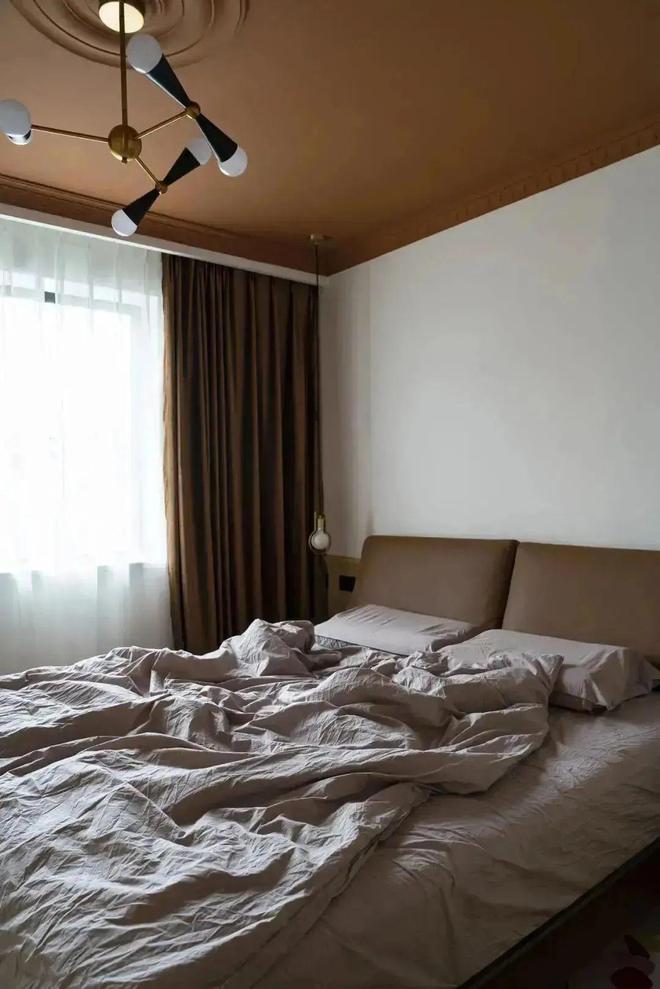 74㎡神仙配色美到窒息！这家中式北欧混搭风竟成教科书级设计(图8)