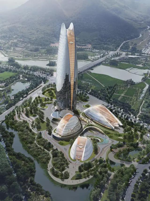 kaiyun入口：在中国7座以“竹笋”为​设计理念​的建筑(图3)