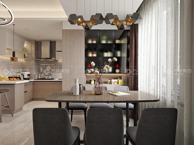 145㎡现代风·承载温馨与惬意的家居空间(图3)