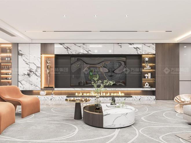 358㎡轻奢风·用设计点缀的空间之美(图2)