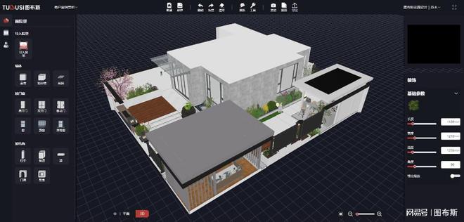 kaiyun入口：颠覆传统！图布斯3D庭院云设计平台带你畅游设计新世界(图5)